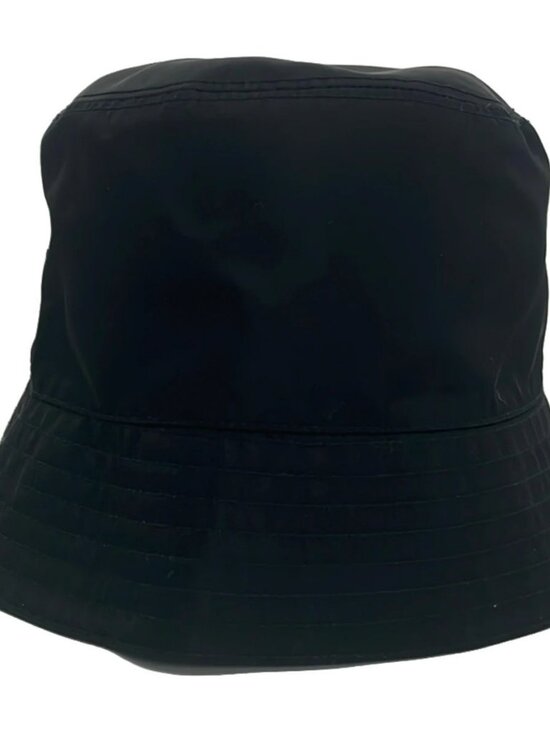 PRADA Black Recycled Polyamide Hat main image 5